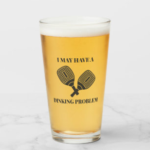 Funny Pickleball Pilsner Stil Beer Glass Glaskopp