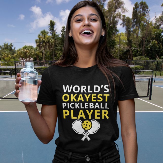 Funny Pickleball Player Paddle T Shirt (Skapare uppladdad)