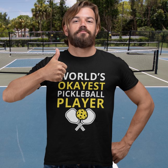 Funny Pickleball Player Paddle T Shirt (Skapare uppladdad)