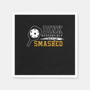 Funny Pickleball Puns Dink Responsible Sports Play Pappersservett