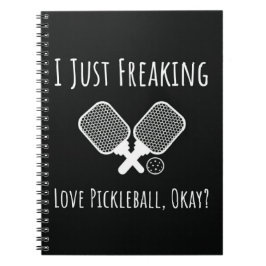 Funny Pickleball Quote Humor Gifts Player för bärb Anteckningsbok