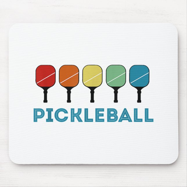 Funny Pickleball Retro-Vintage Musmatta (Framsidan)