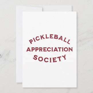 Funny Pickleball Say Inbjudningar