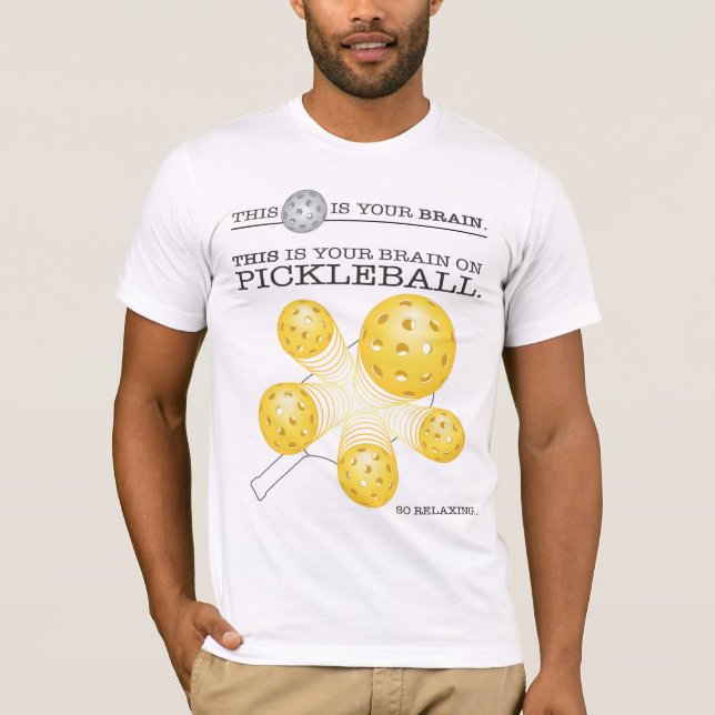 Funny Pickleball T-Shirt (Framsida)