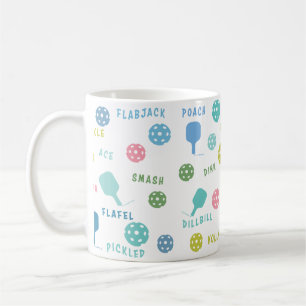 Funny Pickleball Talk Kaffemugg