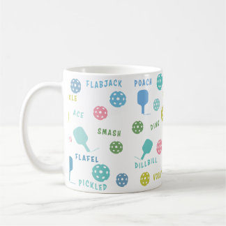 Funny Pickleball Talk Kaffemugg
