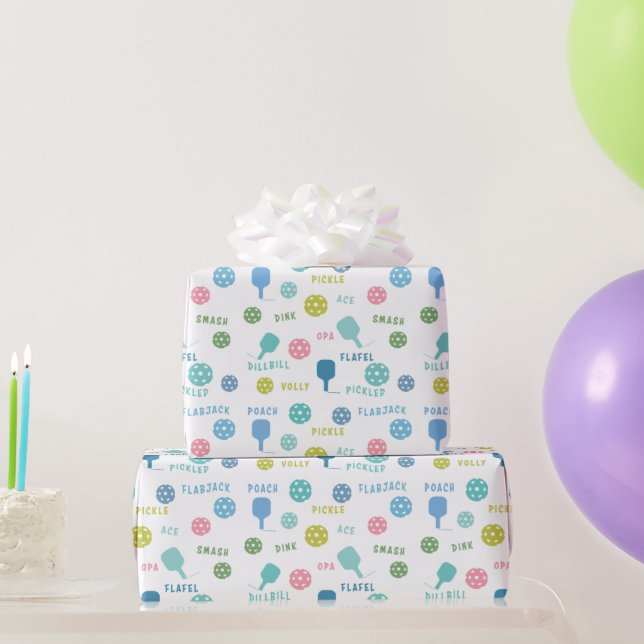 Funny Pickleball Talk Presentpapper (Festgåvor)