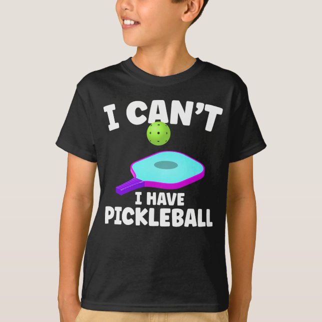 Funny Pickleball Training Joke Pickleball Player T Shirt (Framsida)