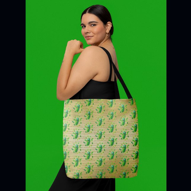 Funny Pickleman Axelväska (2 styles Pickleman tote bag.)