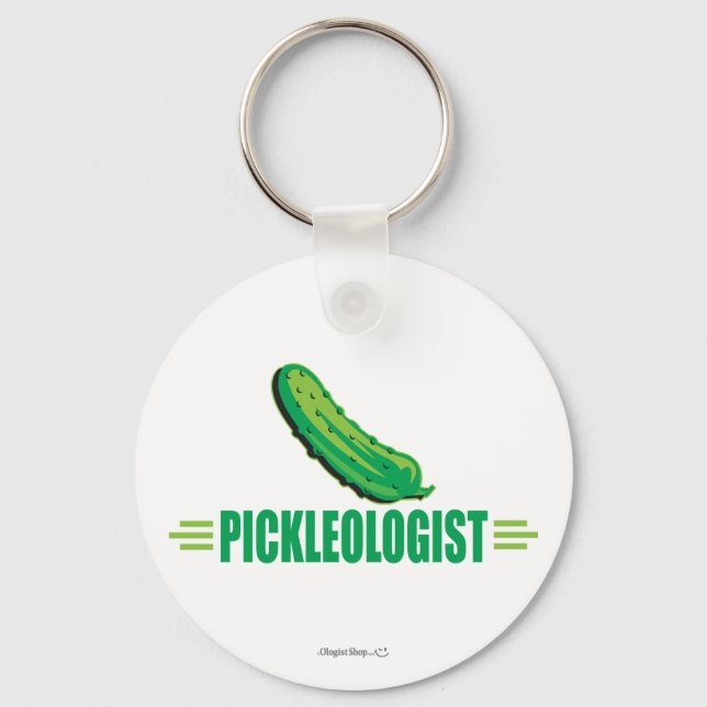 Funny Pickleolog Nyckelring (Framsida)
