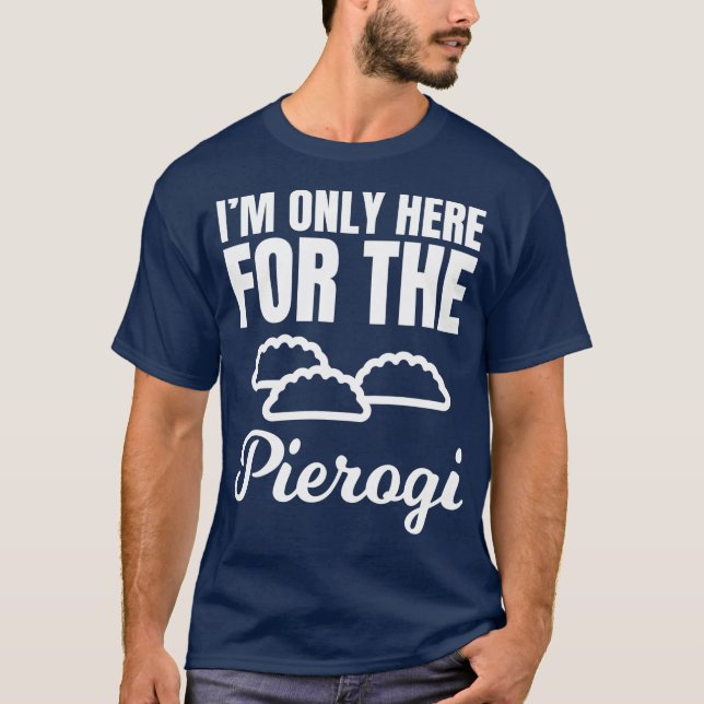 Funny Pierogi Älskare polska Food Tee (Framsida)