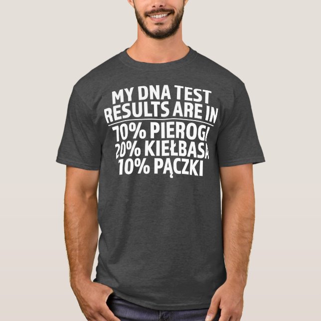 Funny Pierogi Kielbasa Paczki polska Dyngus Day T Shirt (Framsida)