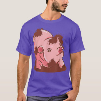 Funny Pig Dirty Piggy 1869 T Shirt