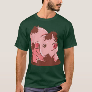 Funny Pig Dirty Piggy T Shirt