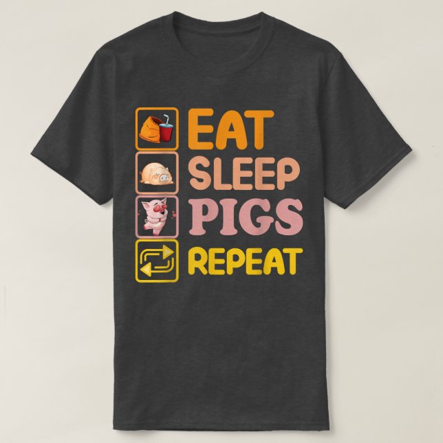 Funny Pig Lover Pig Farming Piglet Farmer Farm Ani T Shirt (Design framsida)