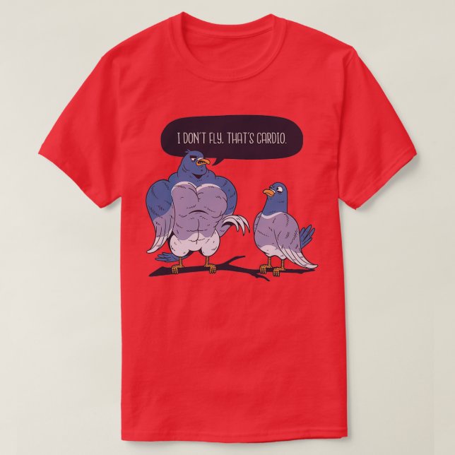 Funny Pigeon 4 T Shirt (Design framsida)