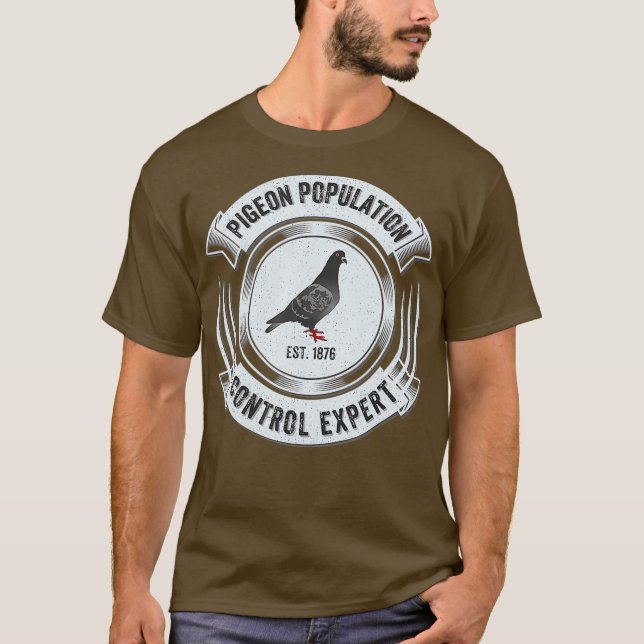 Funny Pigeon Hunting Bird Shirt-Gift for T Shirt (Framsida)