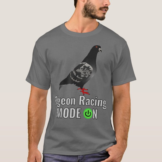 Funny Pigeon-Tävla T Shirt (Framsida)