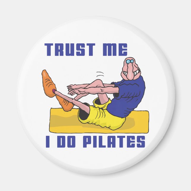 Funny Pilates Magnet (Framsidan)