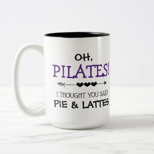 Funny Pilates Två-Tonad Mugg