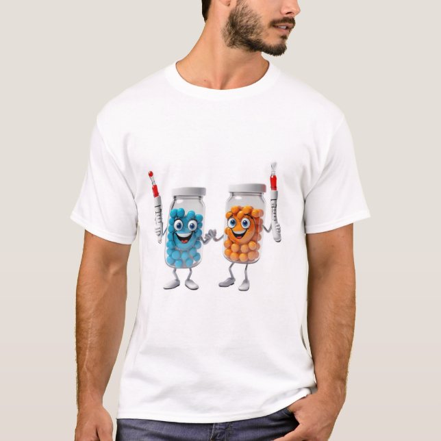 Funny Pill Bottle Tee (Framsida)