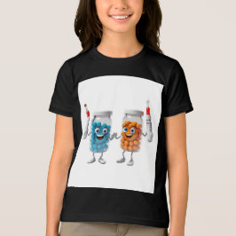 Funny Pill Bottle Tee girls
