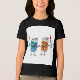 Funny Pill Bottle Tee  girls