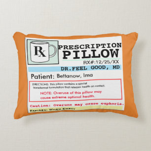 Funny Pillow för förskrivning Prydnadskudde