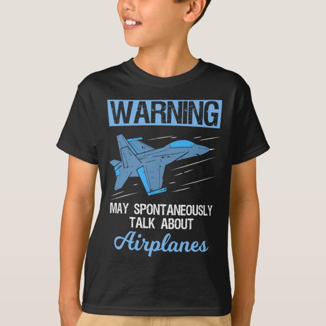 Funny Pilot Aviation Jet Fighter Airflight Flygpla T Shirt (Framsida)