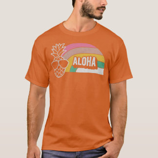 Funny Pineapple Älskare Aloha Tropical Summer Vibe T Shirt