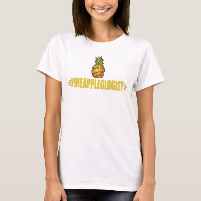 Funny Pineapple Älskare T Shirt (Framsida)