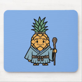 Funny Pineapple Sensei Master Samurai Illustration Musmatta