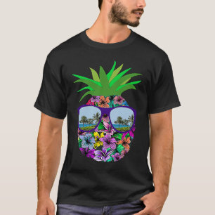 Funny Pineapple Sunglasses Aloha Hawaiian Hawaii B T Shirt