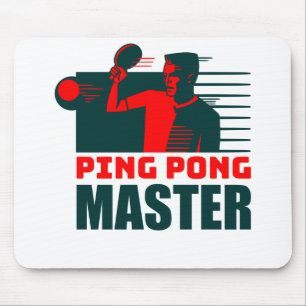 Funny Ping Pong Älskare - Bord tennis Älskare Musmatta