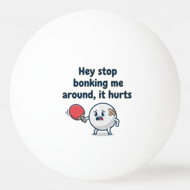 Funny ping pong / table tennis ball - Gift Pingisboll (Framsidan)