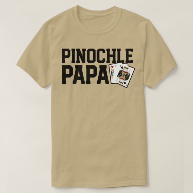 Funny Pinochle Shirt För manar Pinochle Kung Grand T Shirt (Design framsida)