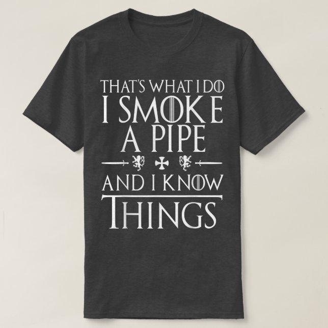 Funny Pipe Smoking T Shirts Gifts  (Design framsida)