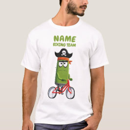 Funny Pirat Cactus Biking Team | Anpassade T Shirt