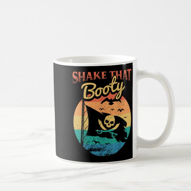 Funny Pirat Freebooter Buccaneer (Karibiskt sändar Kaffemugg (Höger)