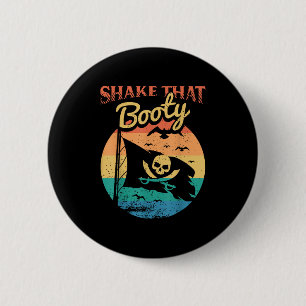 Funny Pirat Freebooter Buccaneer (Karibiskt sändar Knapp