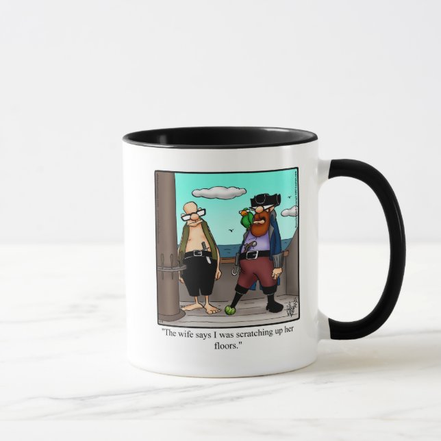 Funny Pirat Humor Mugg Gift (Höger)