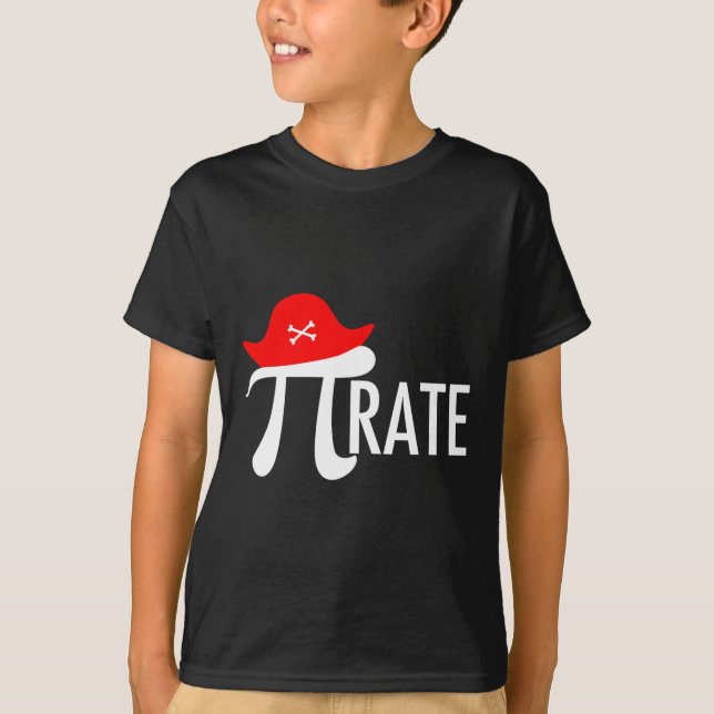 Funny Pirat Math Pun - Pi Day Symbol Humor Tee (Framsida)
