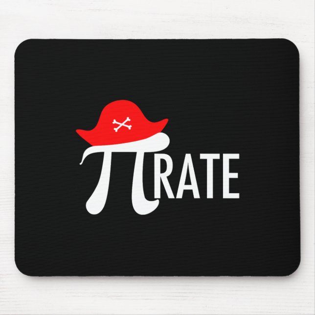 Funny Pirat Math Pun - Pi Day Symbol Humor Tee Musmatta (Framsidan)