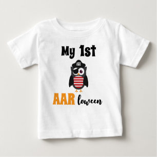 Funny Pirat My 1st Halloween Bus eller godis T Shirt