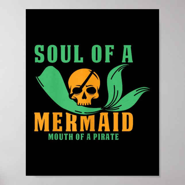 Funny Pirat Outfit Freebooter Buccaneer Västindien Poster (Framsidan)