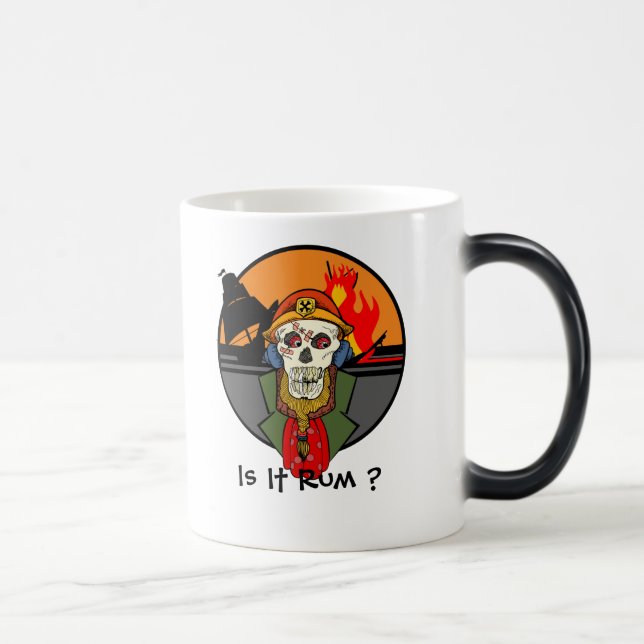 Funny Pirat Rum Mugg | Humor Gift for Drinkers (Höger)