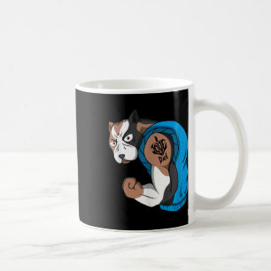 Funny Pit Bull Dog I Kärlek Pappa Tattoo Älskare M Kaffemugg