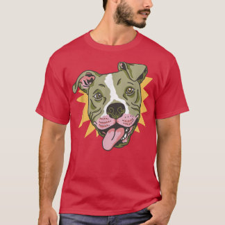Funny Pitbull Bulldog Hundägare Puppy Pet Hund Kär T Shirt