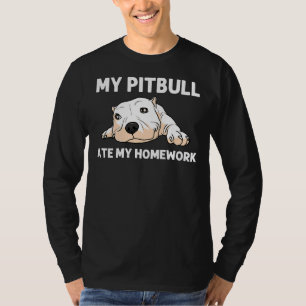 Funny Pitbull För barn Boys Girls Pet Hund Hund A T Shirt