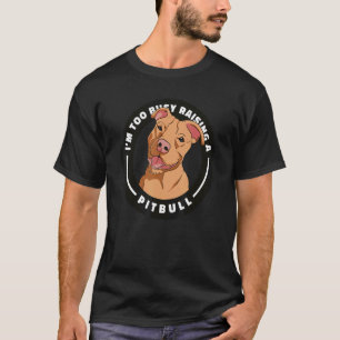 Funny Pitbull Mamma Pittie Puppy Hund Cute Pit Bu T Shirt